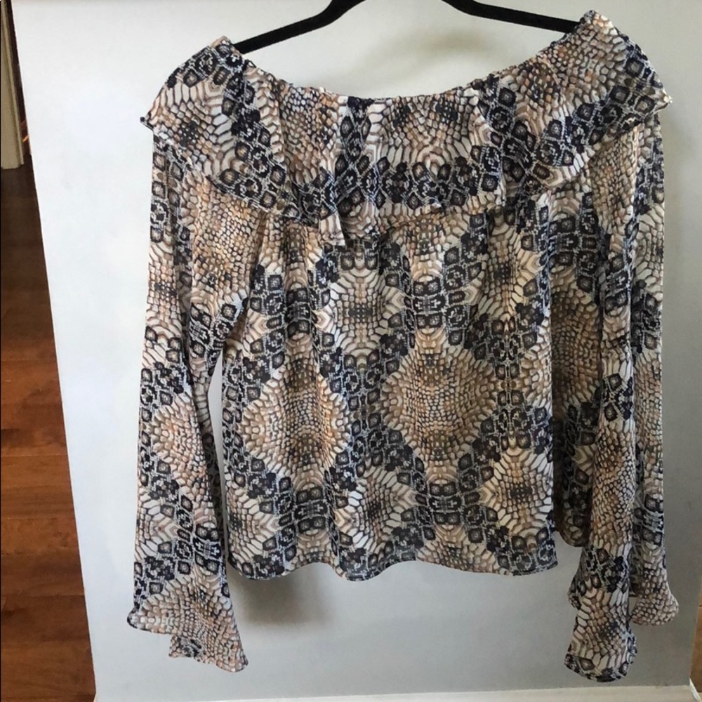 Off the shoulder blouse